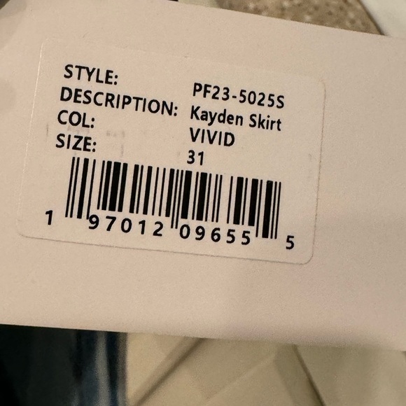 RETROFETE Kayden Mini Skirt Light Denim Blue NWT - Picture 5 of 6